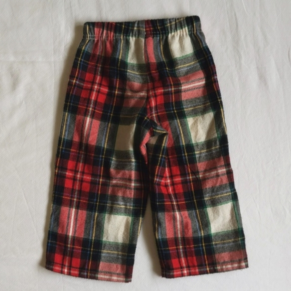 old navy winter plaid classic pajama set 18-24 months baby unisex - Picture 7 of 8